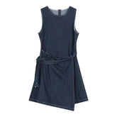 LIZAKOSHT - New Elegant Sleeveless Y2k Mini Dress Women 2000s Casual Outwear Short Party Dress Vintage One Piece Dress Korean Fashion