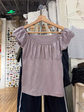 LIZAKOSHT - Burgundy Folds Short Sleeve Slim T-shirt Women Summer Sexy Square Collar Cotton T Shirt Solid Simple Sweet Cute New Tee Tops Y2k