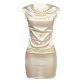 LIZAKOSHT  -  Spring Summer New Women's Fashion Temperament Waist Top Short Versatile Half Skirt Set