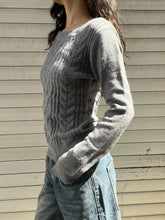 LIZAKOSHT - Twist Flower Slim Sweaters Woman Autum Slash Neck Long Sleeve Knitted Pullover Top Female Vintage Streetwear Jumper Y2k Tops