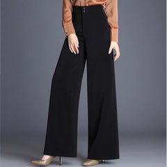 LIZAKOSHT - New Wide-leg Pants Suit High-end Women's Casual Loose High Waist Drooping Big Feet