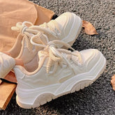 LIZAKOSHT - Pink Platform Sneakers Women Vulcanize Shoes Sports Casual Kawaii Tennis Female Korean Fashion Footwear Spring Summer