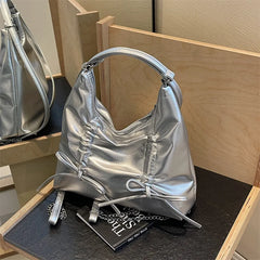 LIZAKOSHT - Trendy Designer Y2K Tote Shoulder Crossbody Bags for Women Handbag and Purses 2024 New Fashion Bow Ladies Messenger Bags