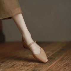 LIZAKOSHT - Women's Summer Footwear Gothic Shoes for Woman Normal Leather Casual Pointed Toe Japanese Style Lolita Elegant Dress 39 A E