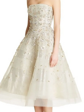 LIZAKOSHT - Classic Strapless Appliquins Beading A-Line Formal Evening Dresses Birthday Party Prom Gowns Customized