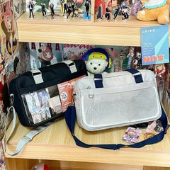 LIZAKOSHT - Japanese School Supplies JK Uniform Bag Two-dimensional Shoulder Slung Handbag Commuter Cereal and Pain Bag Shoulder Bag Women