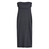 LIZAKOSHT - Fashion Slip Long Dress For Women Strapless Sleeveless Waist Cinching A-line Robe 2025 Summer Elegant Lady Evening Party Dresses