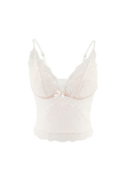 LIZAKOSHT - Women's French Retro Holiday Style V-neck Puff Short Sleeve Printed Cardigan Summer Slimming Lace-up Short Tops Female Clothing