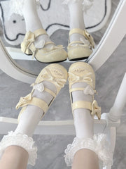 LIZAKOSHT  -  Original Cute Lo Shoes Versatile Low Heels Comfortable Round Toe Sweet Lolita Single Shoes Cute Japanese Girl Tea Party Shoe