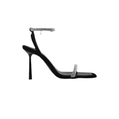 LIZAKOSHT - Fashion New Women's Sandals Sexy Luxury Rhinestones Peep Toe Slipper Ladies Elegant Banquet High Heels Sandalias