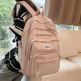 LIZAKOSHT - New Multi-pocket Women Backpack High Quality Youth Waterproof Backpacks for Teenage Girls Boys Female School Bag Rucksack