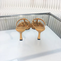 LIZAKOSHT  -  spring and summer new fashion high-heeled women's sandals square head wide sole women's shoes