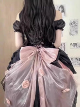 LIZAKOSHT - Rose Lolita Dress Flower Wedding Elegant Fishbone Escape Heavy Industry Fluffy Tail Birthday