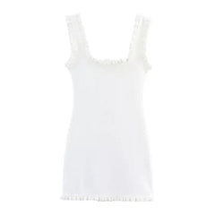 LIZAKOSHT - Dresses Summer Women's New Chic Elastic Tight Mini Elegant Holiday Women's Dress Street Summer Party Youth Dress