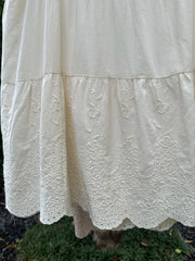 LIZAKOSHT - Summer Mori Women Small Fresh Embroidery Cotton And Linen Vest Solid Color Loose Top