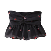 LIZAKOSHT  -  Spring New European and American Style Women's Embroidered Tube Top