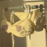 LIZAKOSHT - Diamond Bikini Sexy Women Swimsuit Bandeau Biquini Push Up Swimwear Female Shiny Bathing Suits Floral Bodysuit Beachwear