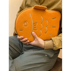 LIZAKOSHT - Ins Fish Cute Laptop Sleeve 11 13.3 14 Inch For MacBook Pro Air 13 M1 M2 Dell Lenovo HP Asus Cover Case Computer Bag Women