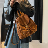 LIZAKOSHT - Retro Faion Women's Bapa Casual Commuter Bag Quali Texture oulder Bag England Sle No Brand Youth Pure Color