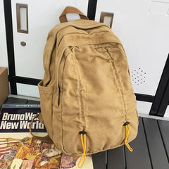 LIZAKOSHT - New Vintage Canvas Backpack Schoolbag for Teenage Girls Boys Mochila Woman Man Rucksack High Quality