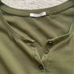 LIZAKOSHT - Korean Simple Short Sleeve Green T-shirt Women Summer Slim Casual Vintage Top Casual Elegant Fashion Popular Pulovers Basic Tees