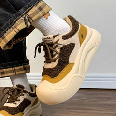 LIZAKOSHT - Winter Shoes Women All-Match Casual Female Sneakers Clogs Platform Creepers New Leisure All-Match Shoes Woman Clogs Platfor