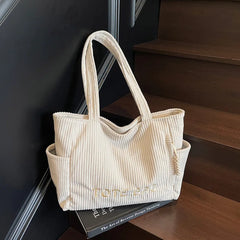 LIZAKOSHT - Versatile Large Capacity Top Handle Bag Stylish Plush Tote Bag High End Fashionable Shoulder Bag