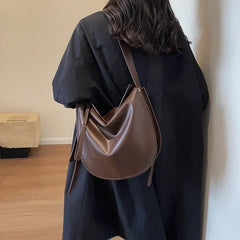 LIZAKOSHT - Light Luxury New PU Zipper Women's Shoulder Bags Hot Sale Large Capacity Simplicity Versatile Design Women's Crossbody Bag