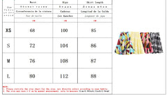 LIZAKOSHT - Women's Skirts Summer 2025 New Print Elegant Women's High Waist Skirts Chic Casual Joker Summer Travel Youth Skirts