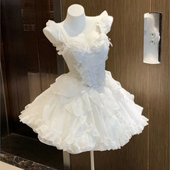 LIZAKOSHT - Tea break pure ballet style set birthday dress Sen Peng skirt