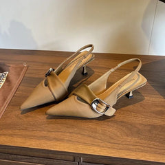 LIZAKOSHT - Summer Arrival Women's Luxury Sandals Pointed High Heels Sexy Temperament Elegant Versatile Casual Daily Party Dress Sandal