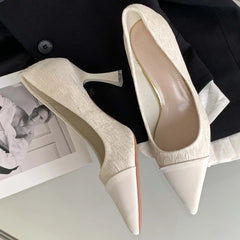 LIZAKOSHT - Pointed Toe High Heels Women Fashion Elegant Office High Heels Shoes Party Dress Wedding Shoes Designer Stiletto Heel Female