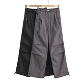 LIZAKOSHT - American Style Straight Leg Pant Loose Casual Retro Black Crowd Pants Women's New Pants women clothing cargo pant y2k pants