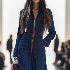 LIZAKOSHT - Women Jumpsuits for Autumn Winter Long Sleeve Loose Fashion Streetwear Overalls Wide Leg Pants Trousers Woman's Clothing