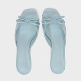 LIZAKOSHT - Kitten Heels Summer Women Mules Shoes Vacation Open Toe Classic Butterfly-knot Hot Sale Luxury Designer Ladies Modern Sandals