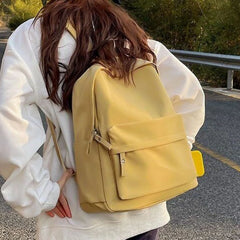 LIZAKOSHT - Canvas Women Backpack Anti-theft Shoulder Bag School Bag Fashion Backpack