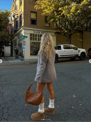 LIZAKOSHT - Casual Solid Color Lapel Women's Coat Elegant Long Sleeved Pocket Single Breasted Jacket Autumn Warm Commuting Ladies Streetwear