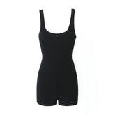LIZAKOSHT - One piece romper for women hot bodysuit bodycon baddie outfits for woman sexy lingeries for woman backless criss cross black