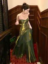 LIZAKOSHT - Adult Formal Dress Light luxury V-neck Suspender Iuxurious High-end Style Dresses 2024 New Sexy Slim Fit Evening Dresses