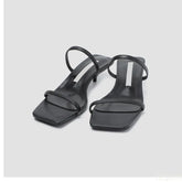 LIZAKOSHT - Simple versatile one-piece comfortable outdoor cool mop new style with sloping female head sexy temperament high heels