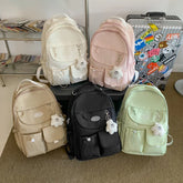LIZAKOSHT - New Trendy Women Kawaii College Backpack Girl Cute Travel School Bags Lady Student Backpack High Capacity Female Laptop Backpack