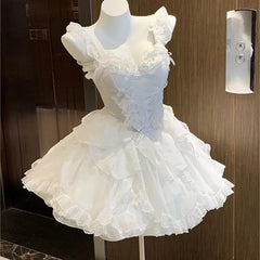 LIZAKOSHT - Tea break pure ballet style set birthday dress Sen Peng skirt