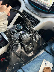 LIZAKOSHT - Women Y2k Fashion Chic Bow Handbags Casual Office Lady All Match Ins Shoulder Bags Korean Streetwear Vintage Trendy Underarm Bag