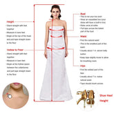 LIZAKOSHT - White Off Shoulder Ruffle Satin Midi Formal Dress A Line Full Skirt for Women Quinceanera Wedding Guest Wear
