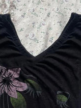 LIZAKOSHT - Y2k Aesthetic Flower Printing Women Grunge T-shirts Vintage Slim Harajuku Sexy Black Tshirts 2024 Summer Bottoming Crop Tops