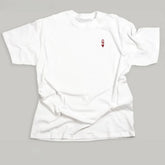 LIZAKOSHT - Queen of Hearts Letter T Shirts Female White Loose Cotton Tops Short Sleeve Casual Shirt Women Graphic Tees Female Clothing