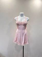 LIZAKOSHT - French Polka Dot Suspender Sleep Dress Women's Summer High Quality Slim Waist Square Collar Beauty Back Strapless Nightdress