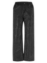 Lizakosht Black Jeans for Women Diamond baggy Pants high waist wide legged straight leg Y2k Autumn/Winter Women's Streetwear Clothes