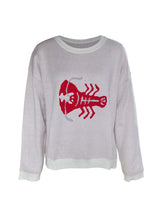 LIZAKOSHT  -  Women s Crab Sweater Crew Neck Long Sleeve Pullover Knit Tops Casual Streetwear for Autumn Winter Season