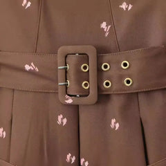 LIZAKOSHT - New French sexy spice girl fashion temperament pleated floral sling jumpsuit skirt